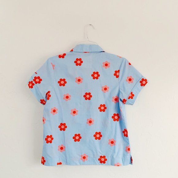 ban.do short sleeve pajama top, s - Picture 7 of 8